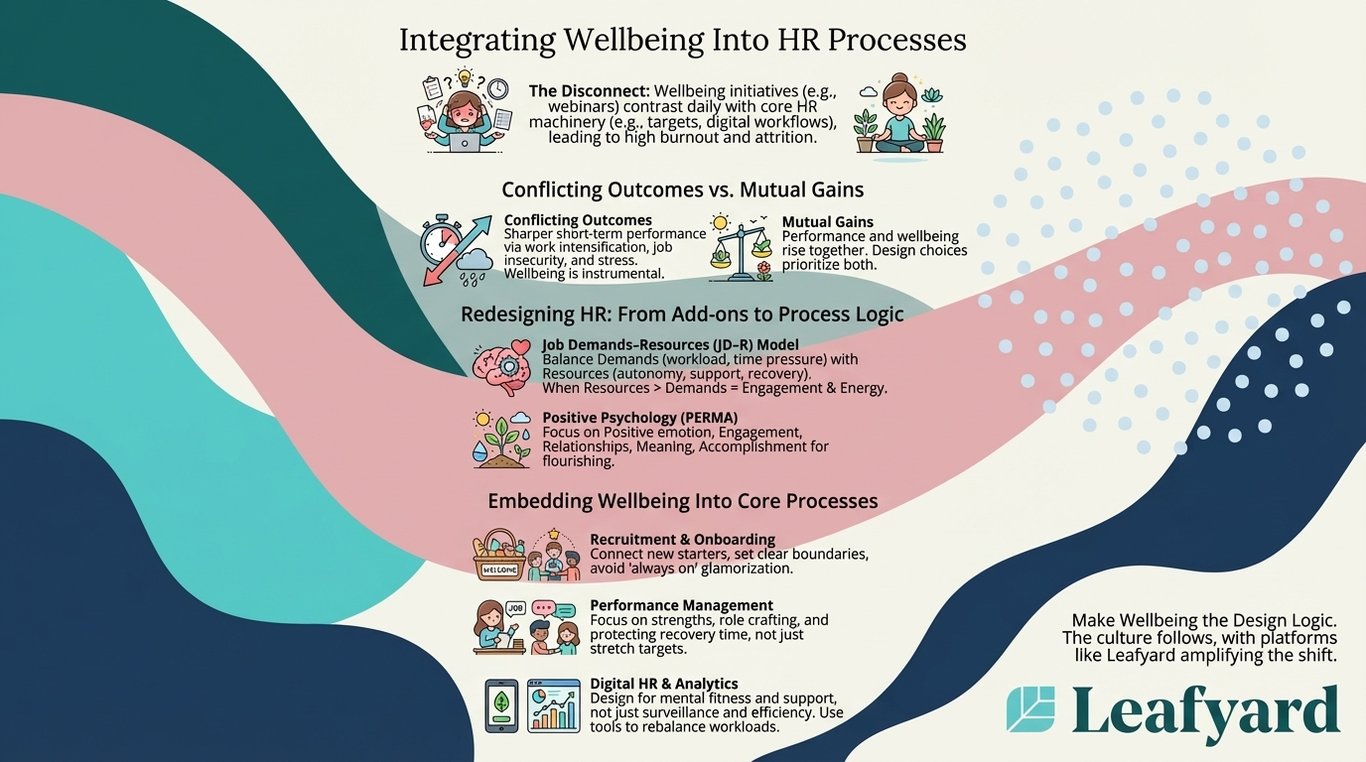 Integrating Wellbeing Into HR Processes illustration