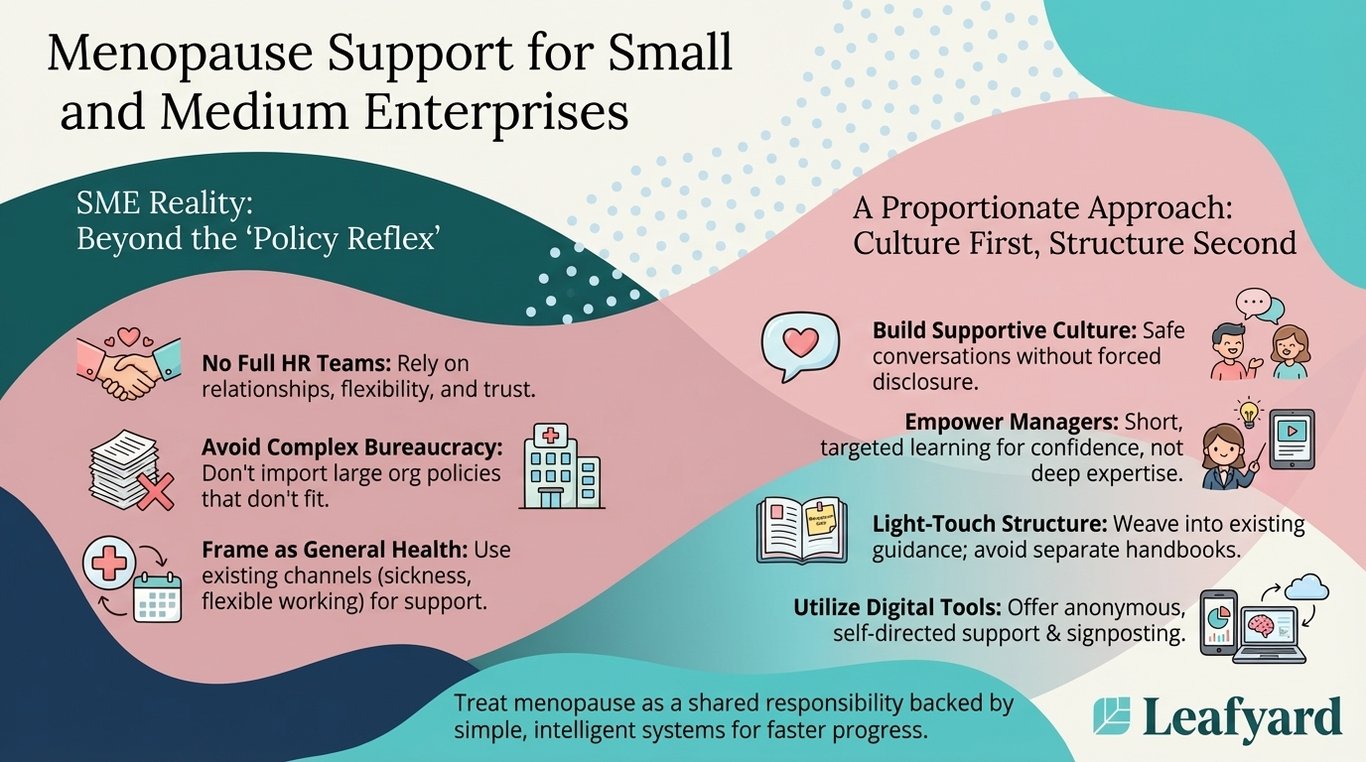 Menopause Support for Small and Medium Enterprises illustration
