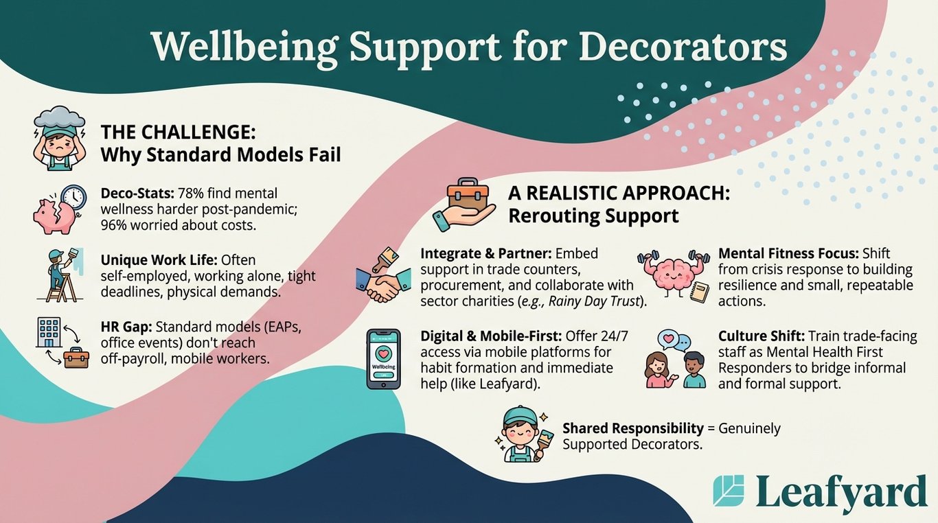 Wellbeing Support for Decorators illustration