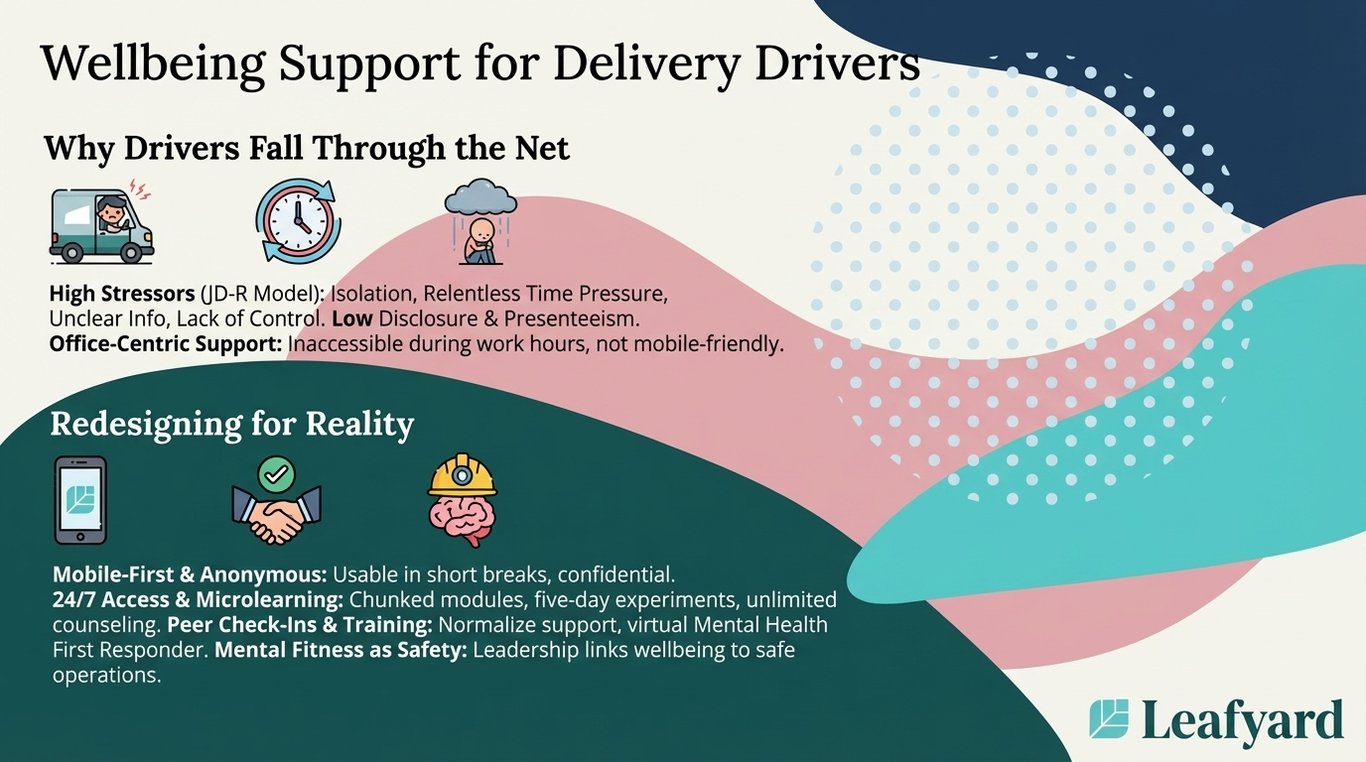 Employee Assistance Programme for Delivery Drivers illustration