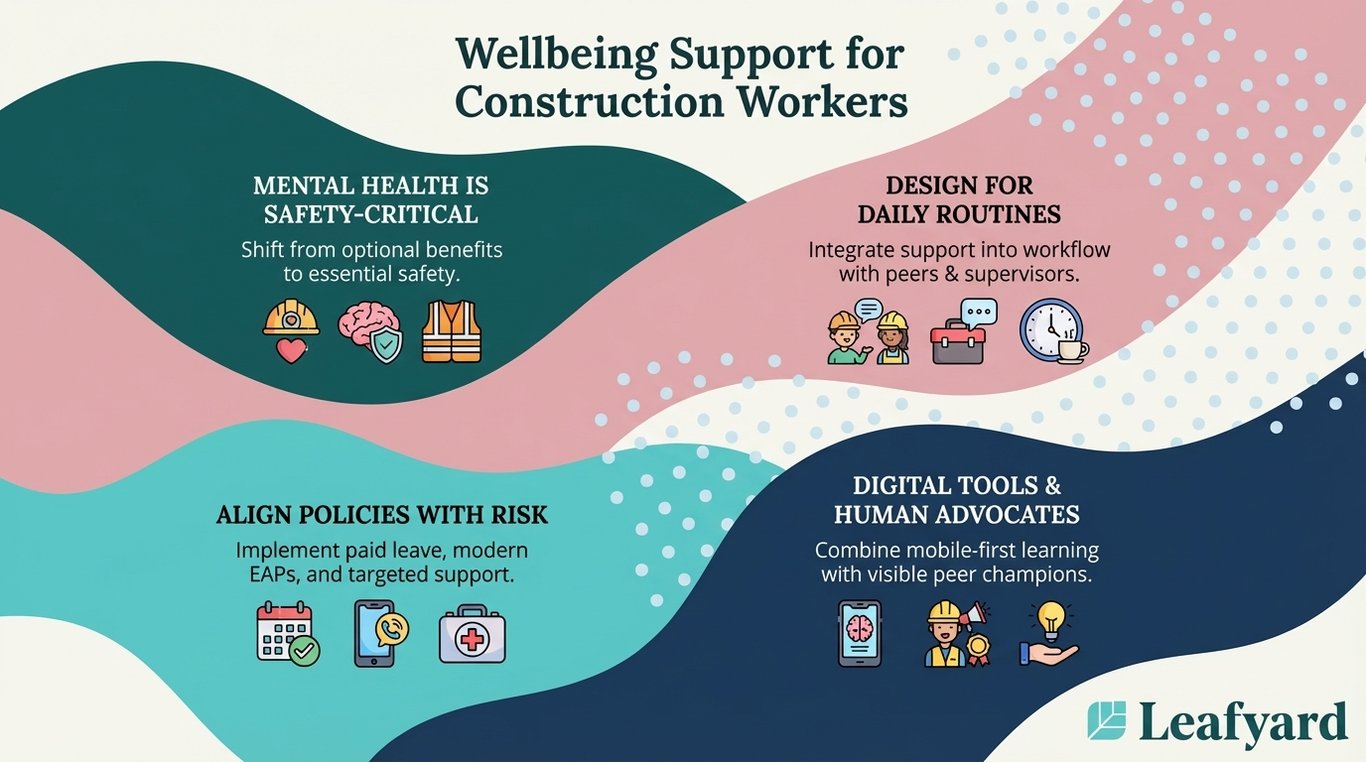 Wellbeing Support for Construction Workers illustration