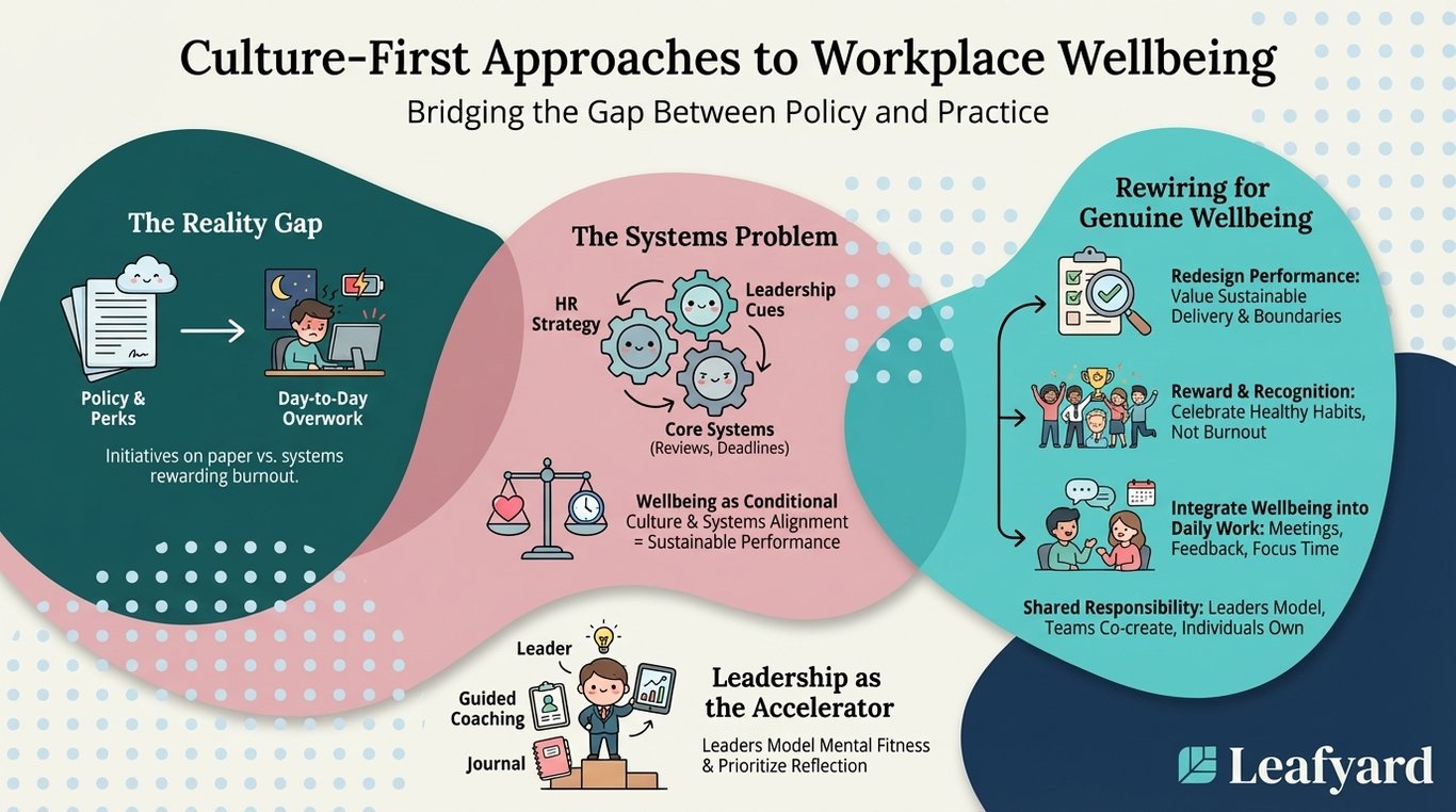 Culture-First Approaches to Workplace Wellbeing illustration