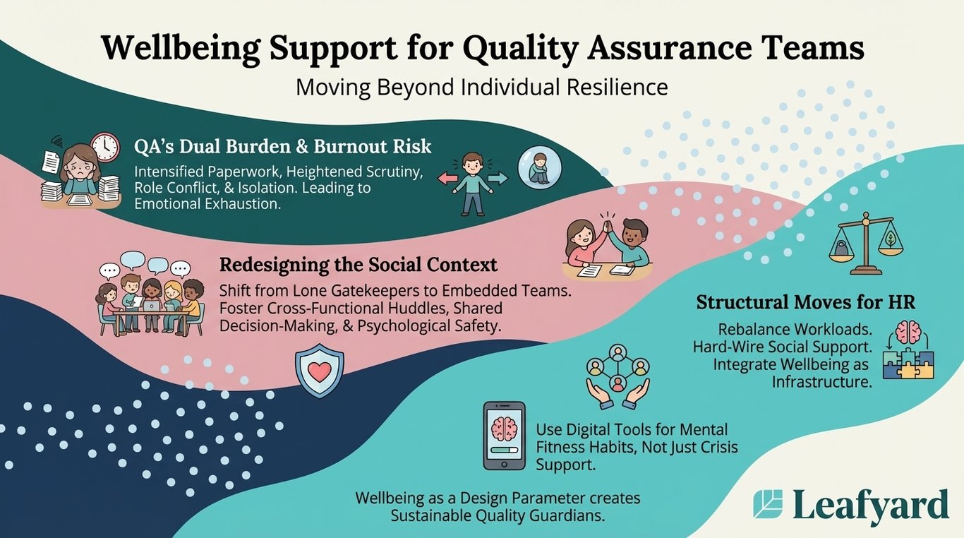 Wellbeing Support for Quality Assurance Teams illustration