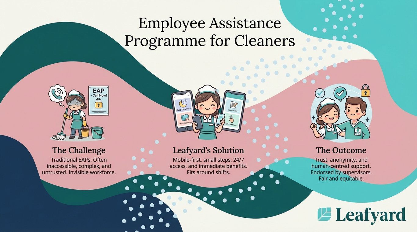 Employee Assistance Programme for Cleaners illustration