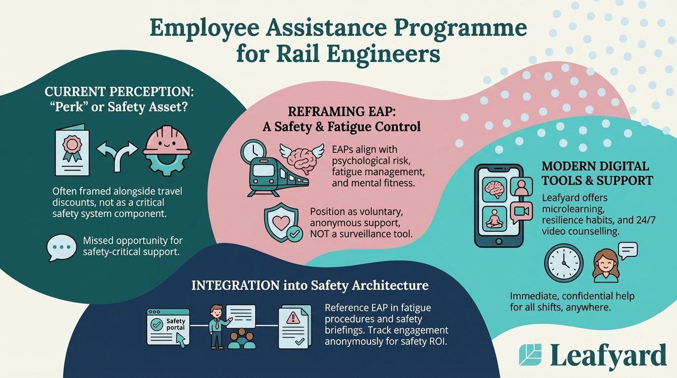 Employee Assistance Programme for Rail Engineers illustration