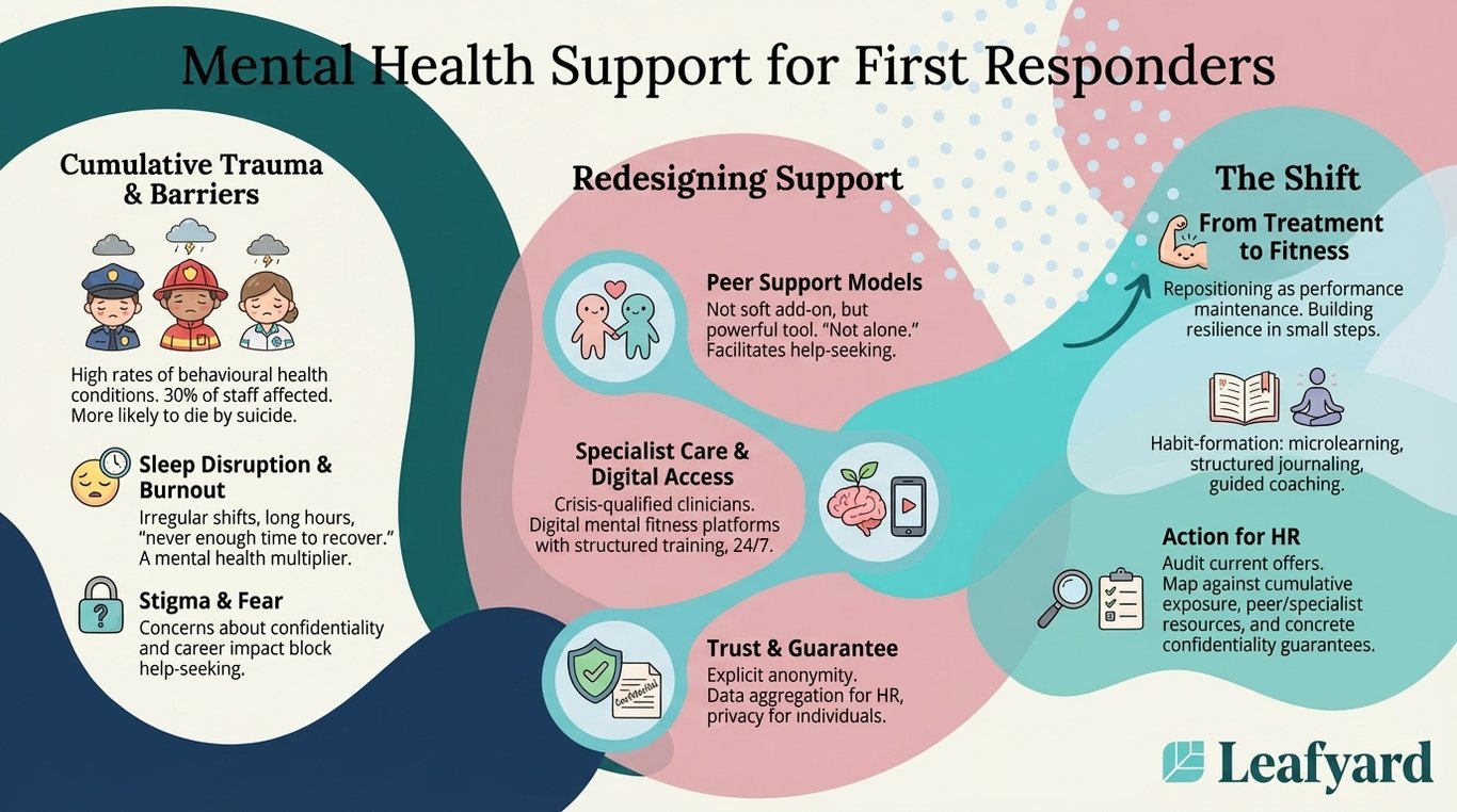 Mental Health Support for First Responders illustration