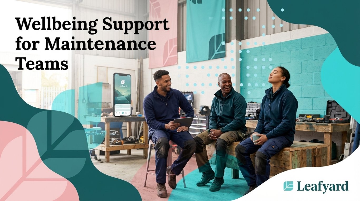 Wellbeing Support for Maintenance Teams