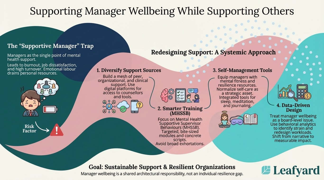 Supporting Manager Wellbeing While Supporting Others illustration