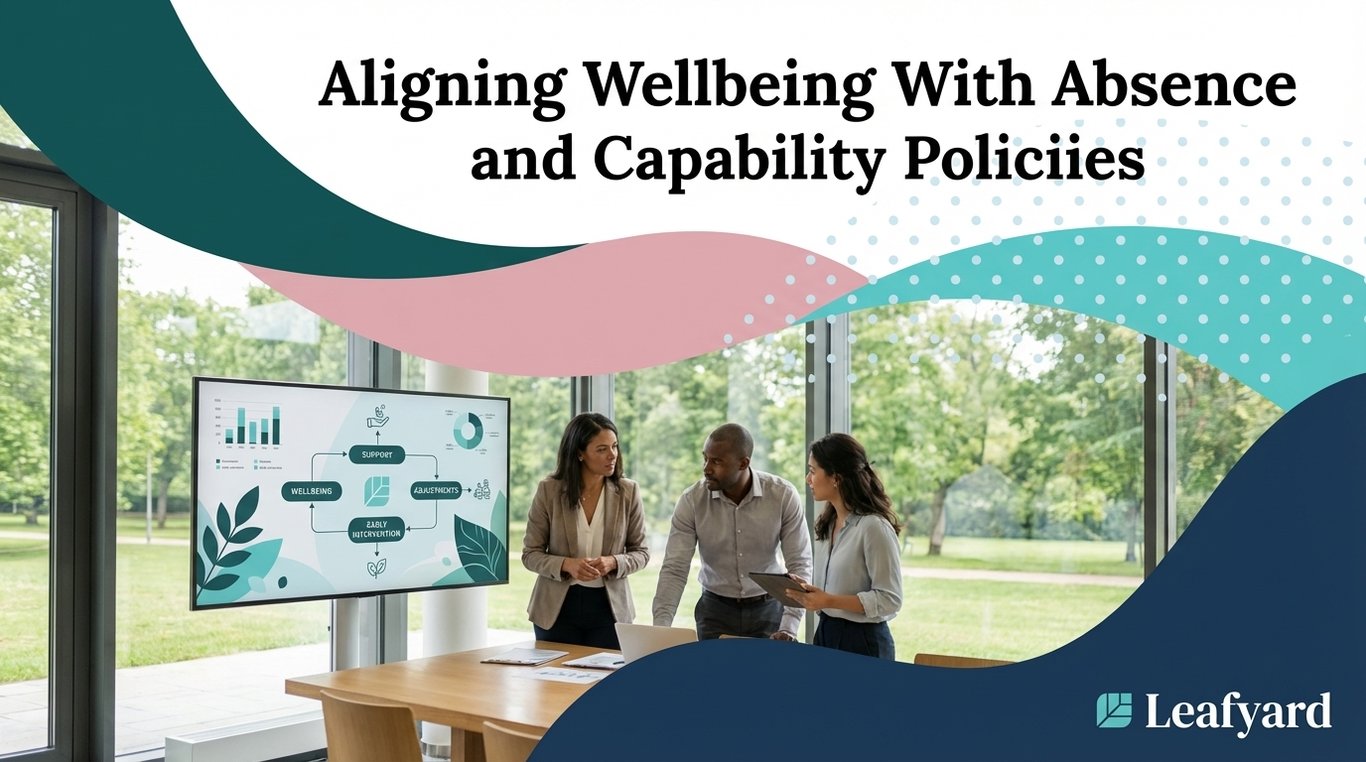 Aligning Wellbeing With Absence and Capability Policies