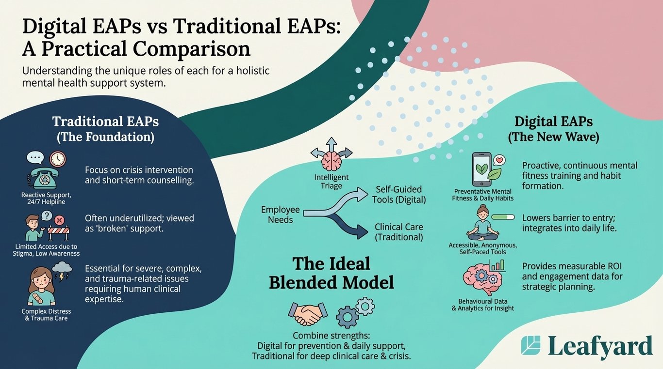 Digital EAPs vs Traditional EAPs: A Practical Comparison illustration