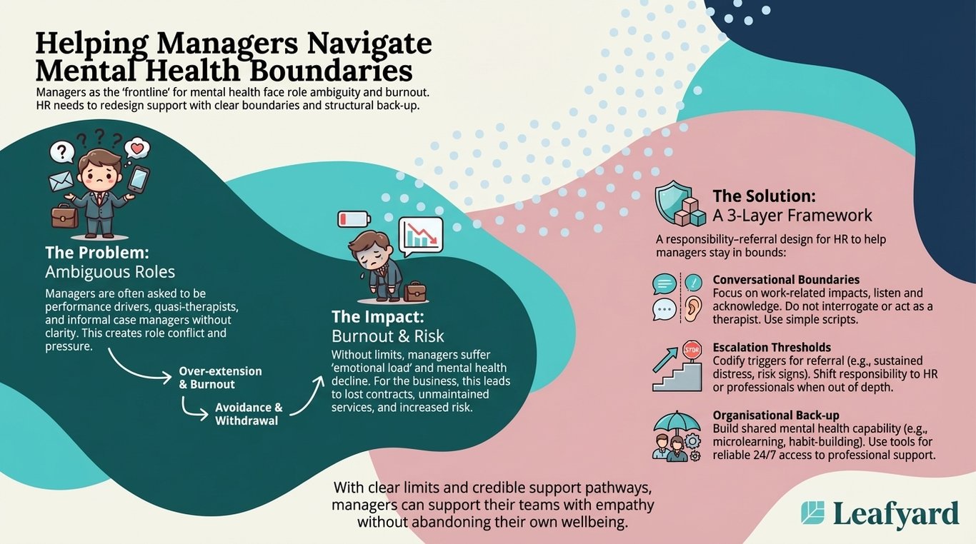 Helping Managers Navigate Mental Health Boundaries illustration