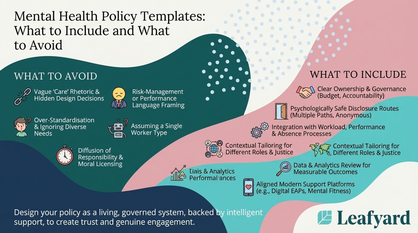 Mental Health Policy Templates: What to Include and What to Avoid illustration