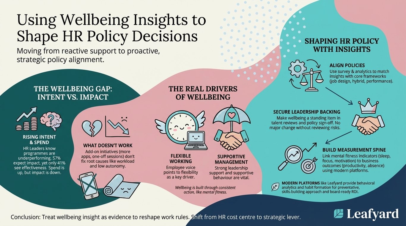 Using Wellbeing Insights to Shape HR Policy Decisions illustration