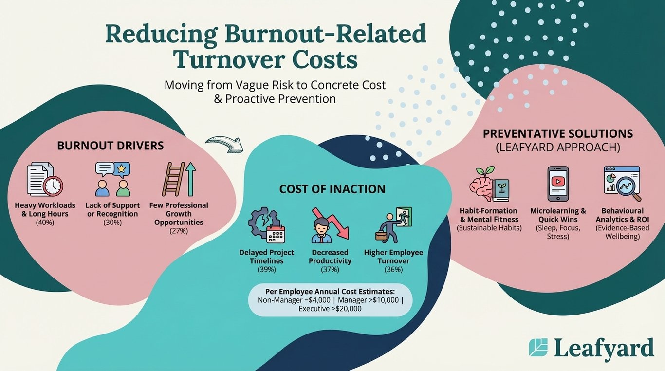 Reducing Burnout-Related Turnover Costs illustration