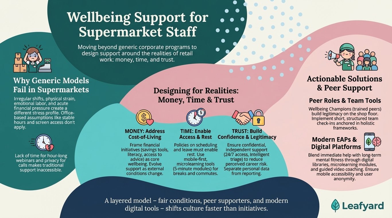 Employee Assistance Programme for Supermarket Staff illustration