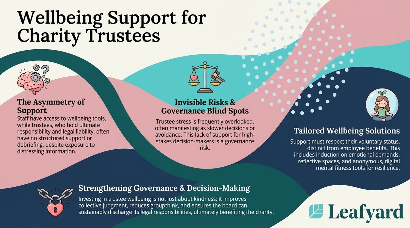 Wellbeing Support for Charity Trustees illustration