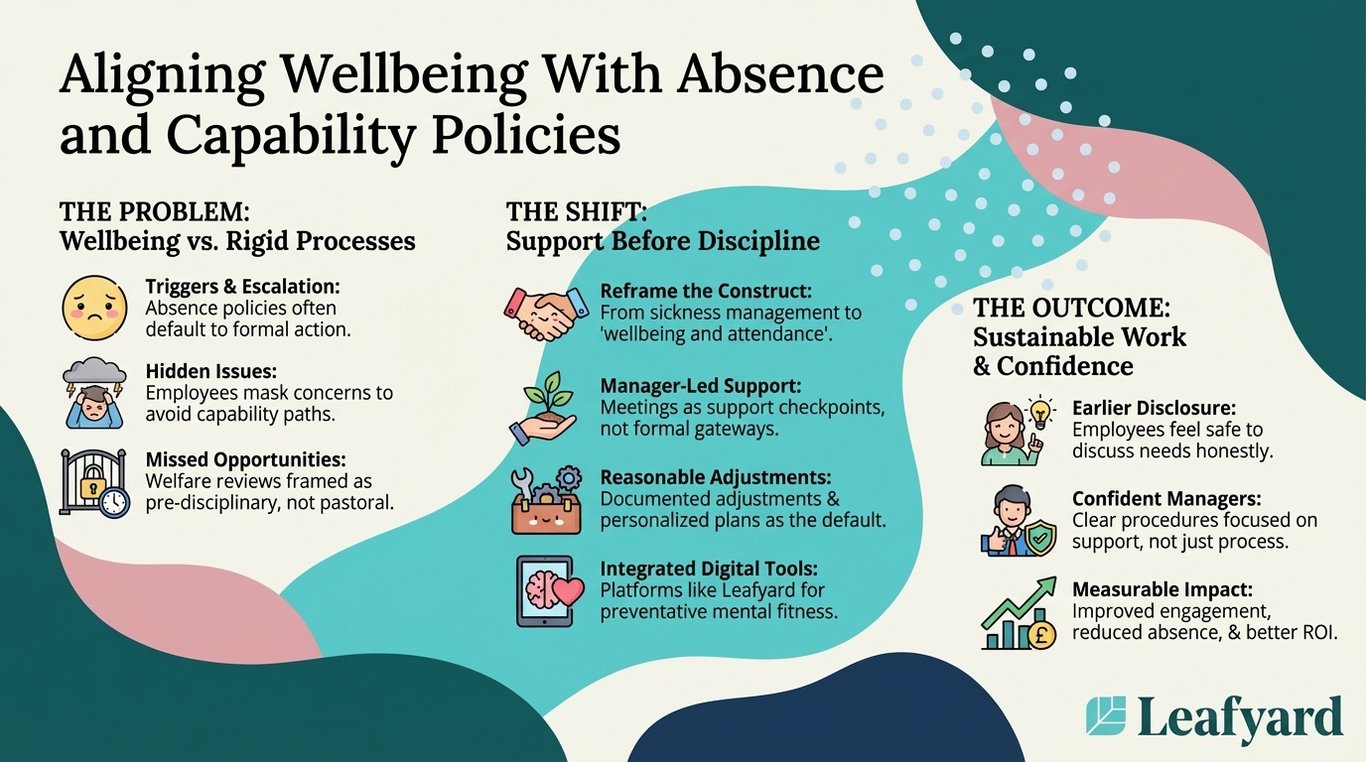Aligning Wellbeing With Absence and Capability Policies illustration
