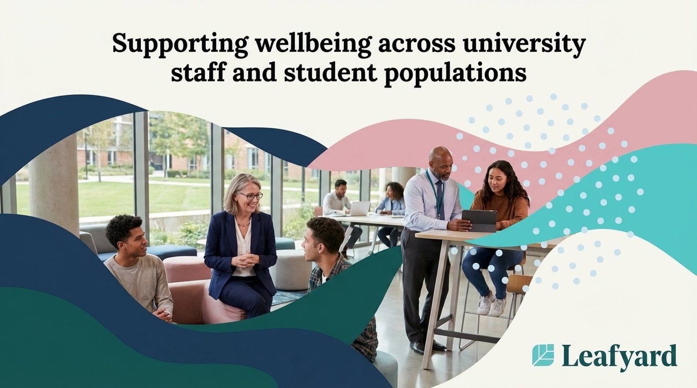 Supporting wellbeing across university staff and student populations