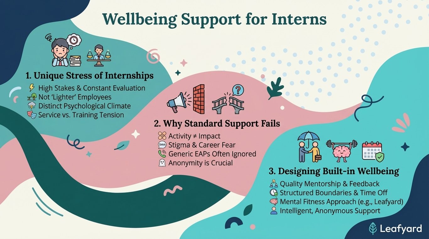 Wellbeing Support for Interns illustration