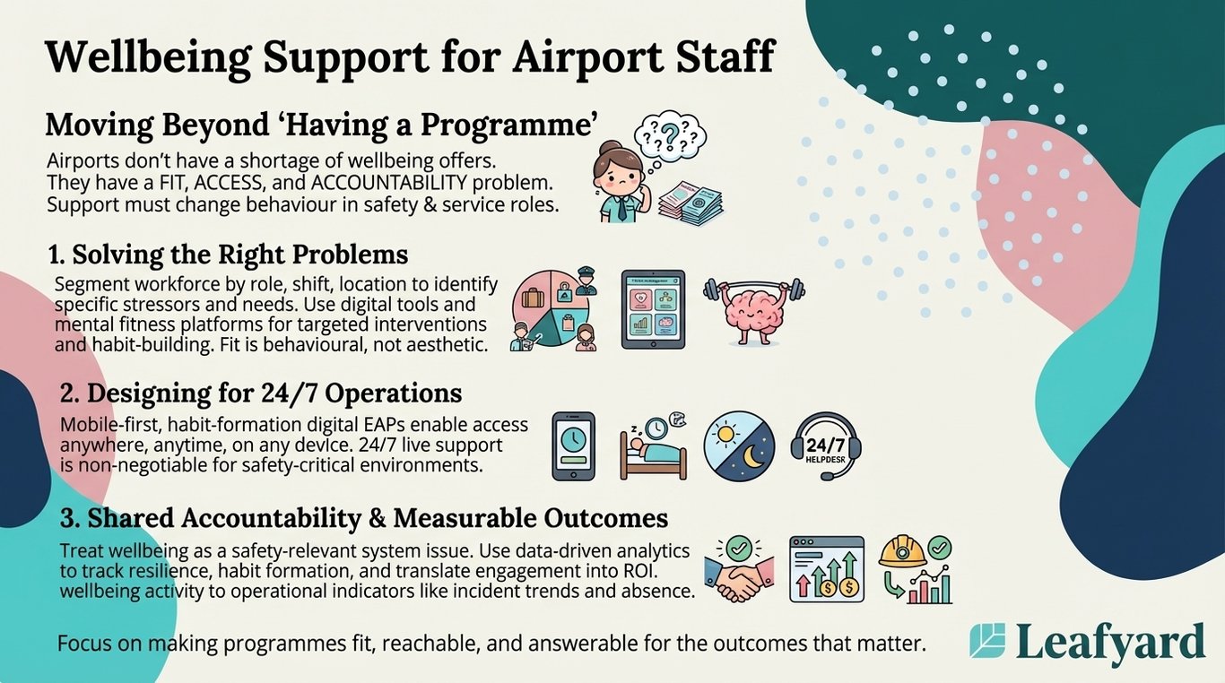 Employee Assistance Programme for Airport Staff illustration