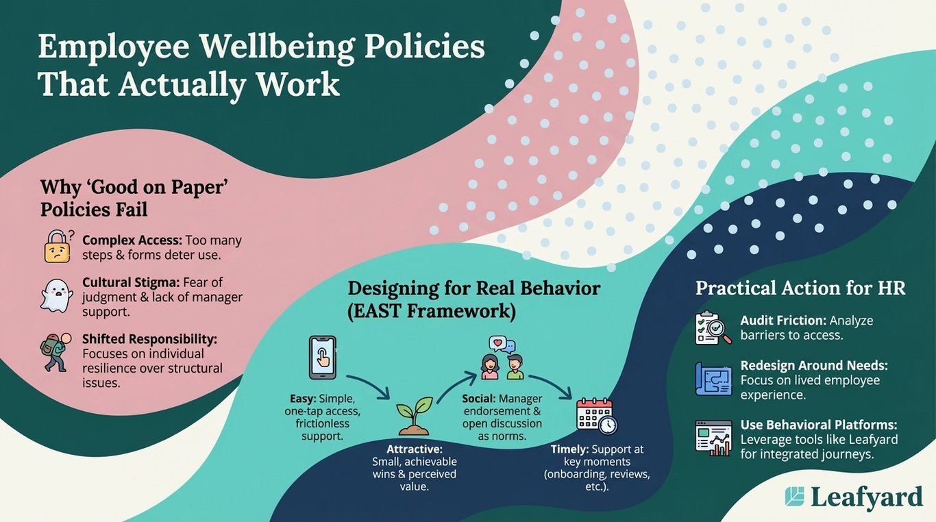 Employee Wellbeing Policies That Actually Work illustration