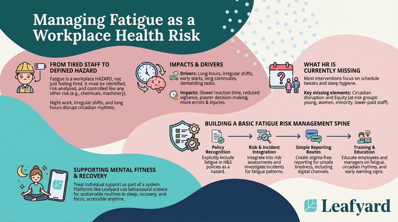 Managing Fatigue as a Workplace Health Risk illustration