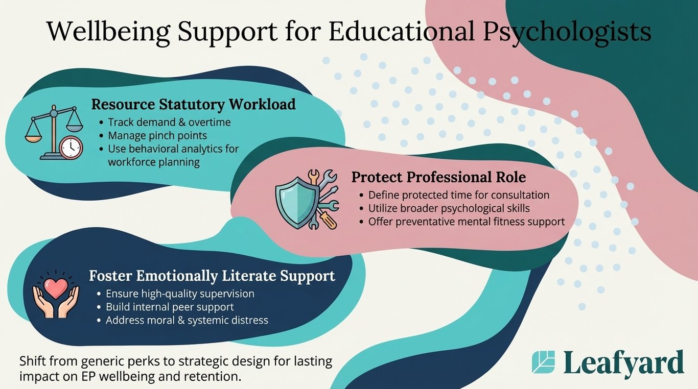 Wellbeing Support for Educational Psychologists illustration