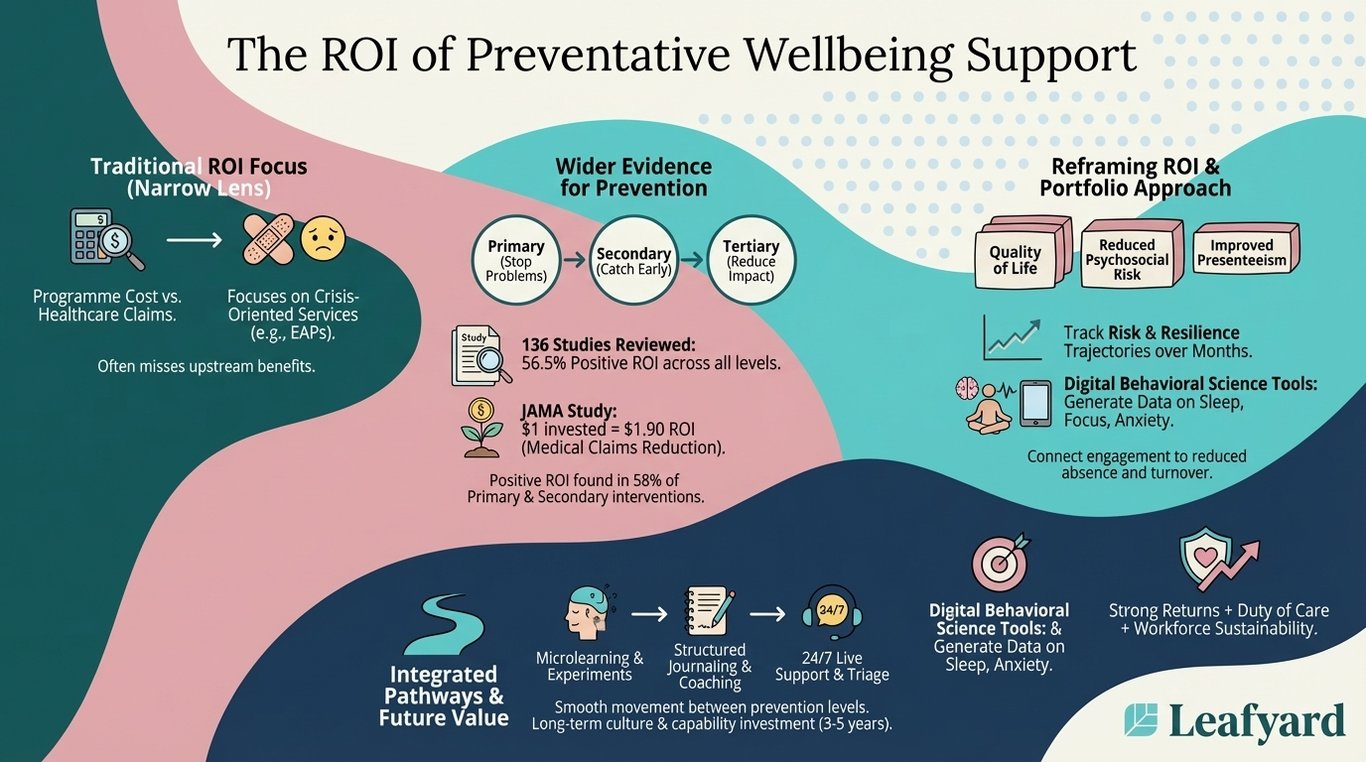 The ROI of Preventative Wellbeing Support illustration