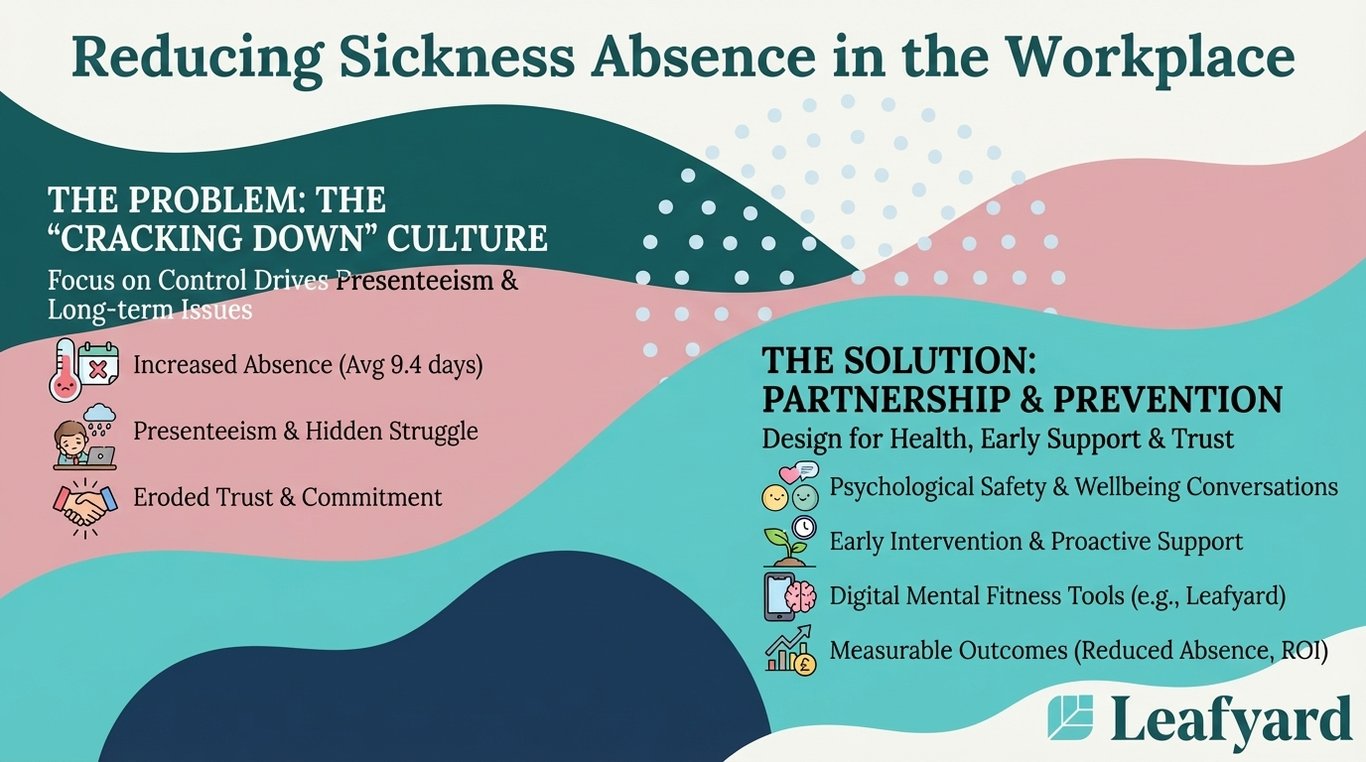 Reducing Sickness Absence in the Workplace illustration