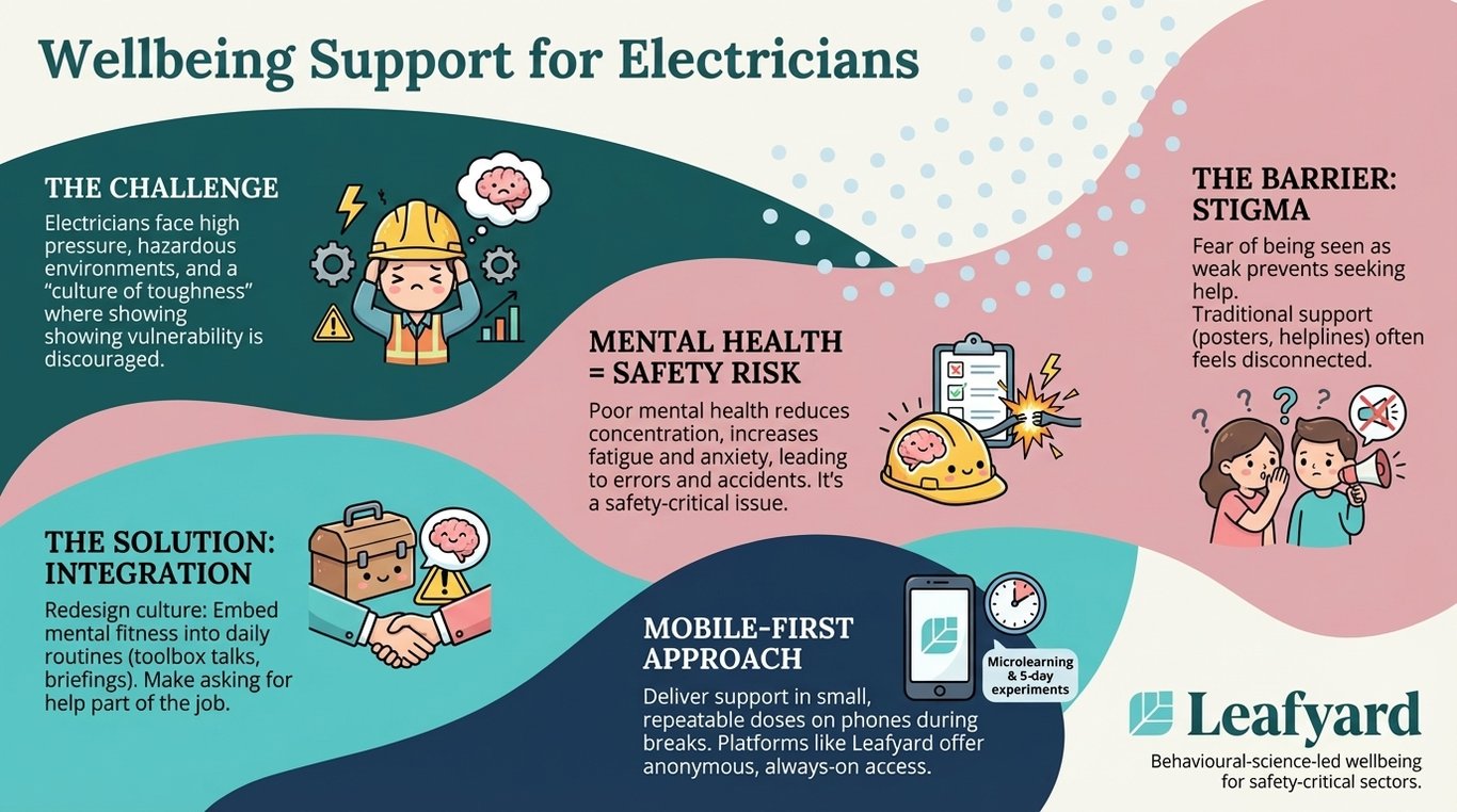 Employee Assistance Programme for Electricians illustration
