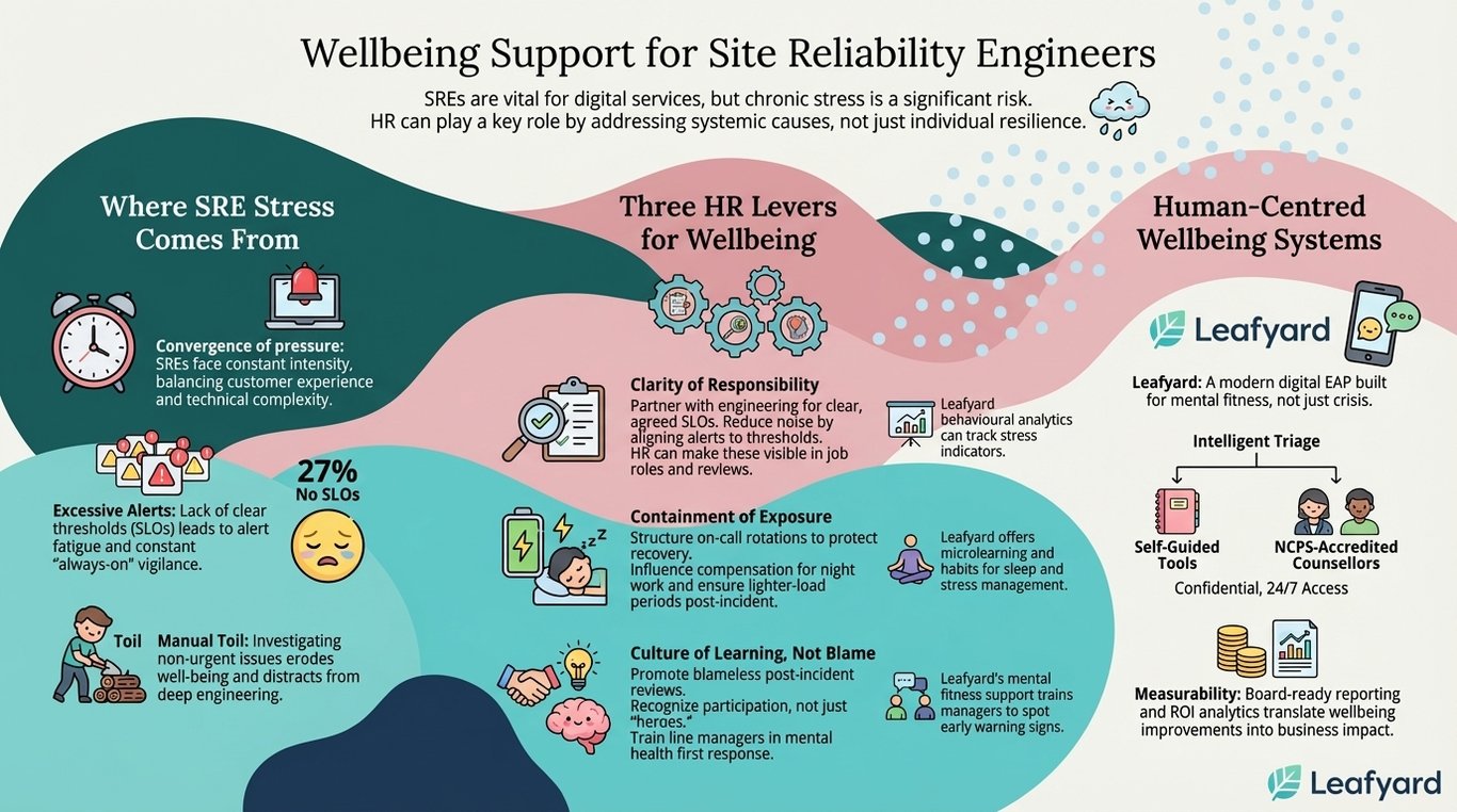 Employee Assistance Programme for Site Reliability Engineers illustration
