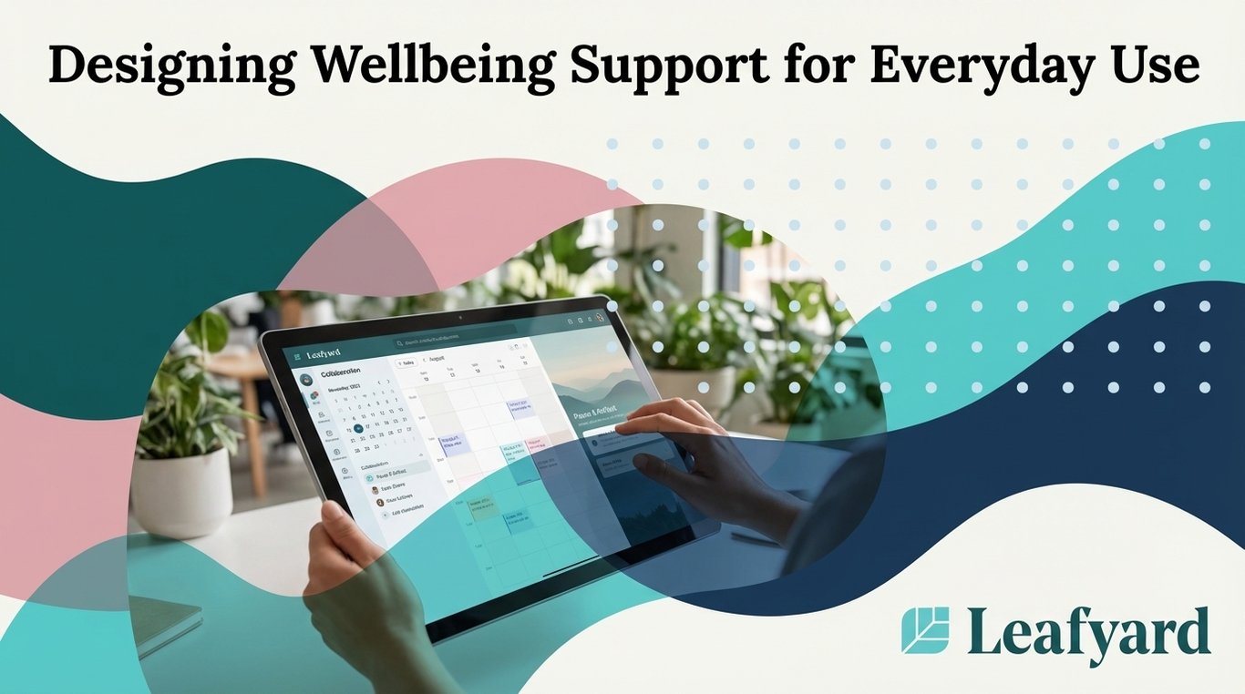 Designing Wellbeing Support for Everyday Use