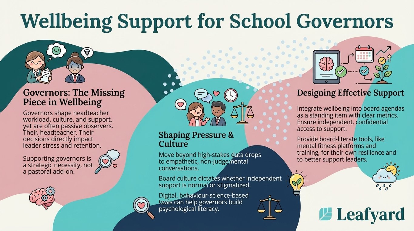 Wellbeing Support for School Governors illustration
