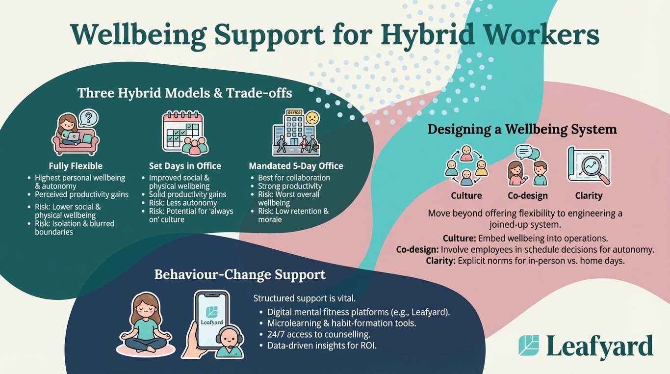 Employee Assistance Programme for Hybrid Workers illustration