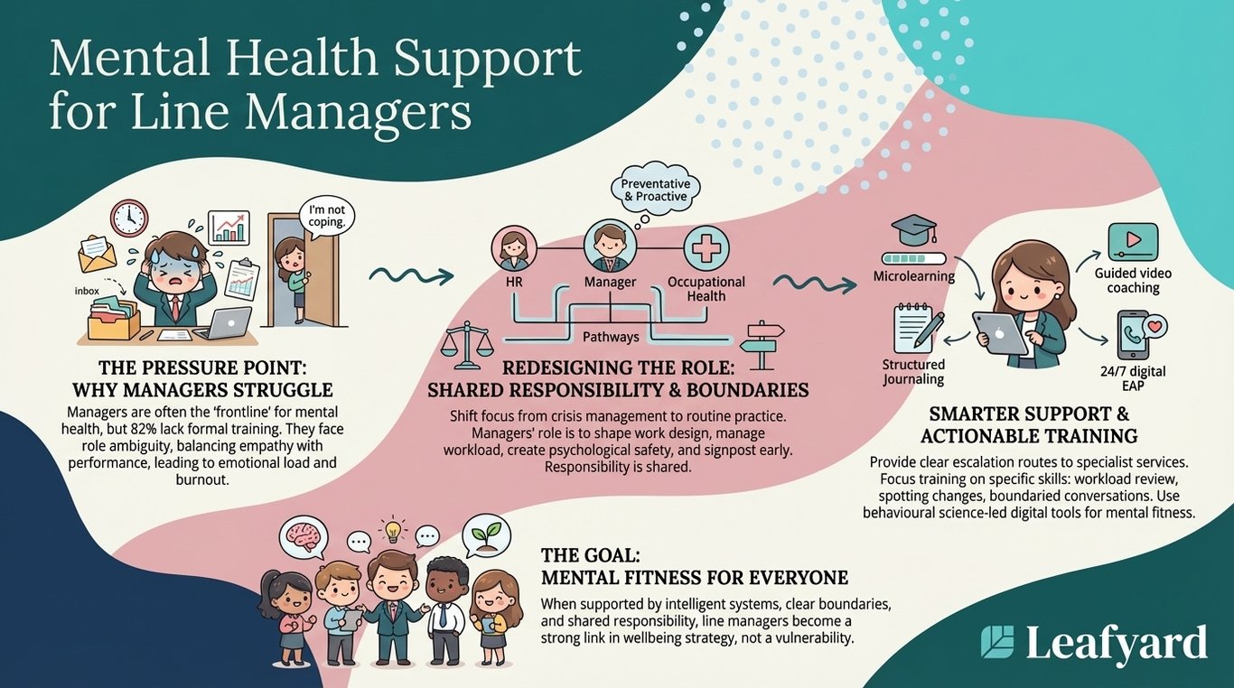 Mental Health Support for Line Managers illustration
