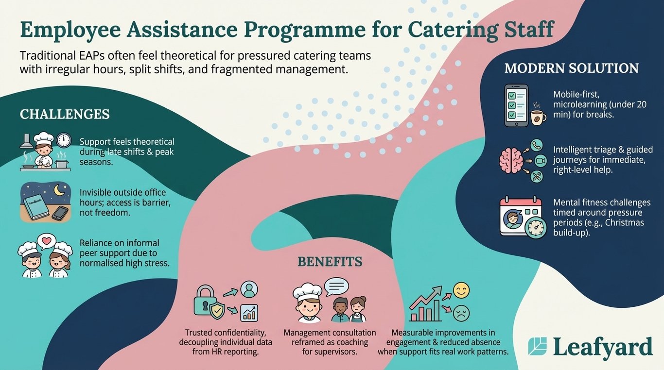 Employee Assistance Programme for Catering Staff illustration
