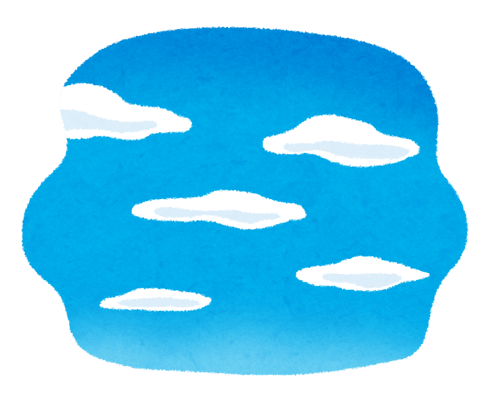 仰げば青空！