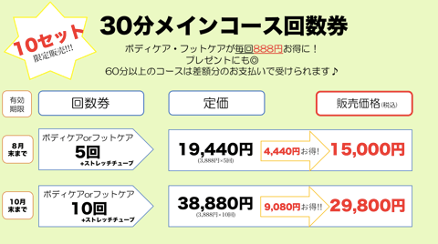 ☆ギフトチケット☆Re.Ra.Ku尾山台