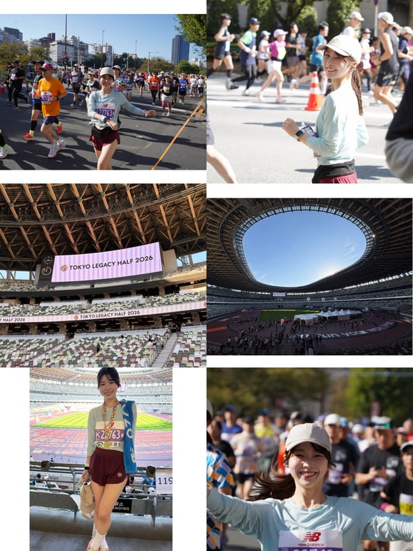 ハーフマラソンに挑戦してきました☆彡
