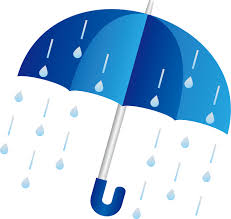 雨が…。