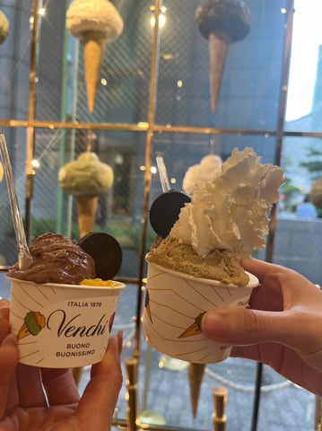 念願のジェラート🍦