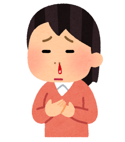 鼻血の出やすい時季｜マッサージのように気持ちいい、肩甲骨ストレッチのリラク日本橋店【東京駅,日本橋駅,大手町駅,三越前駅すぐ】