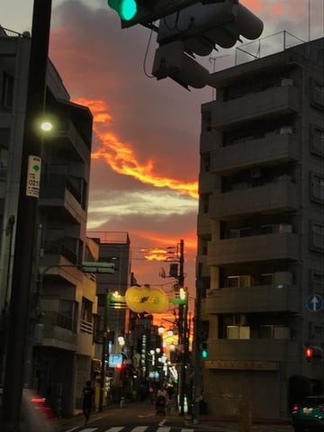 綺麗な夕焼け空