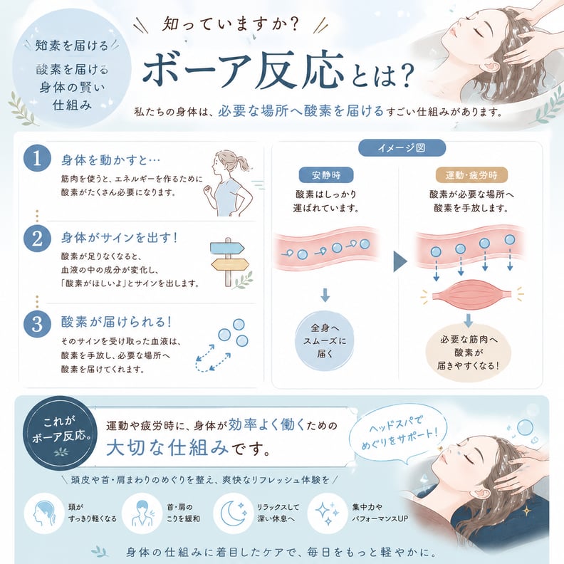 【当日予約受付可】そのスッキリ感、気のせいじゃない？爽快ヘッドスパと「酸素」の意外な関係