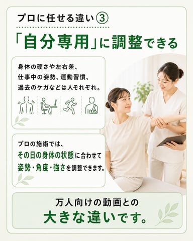 万人向けではなく「自分専用」に調整