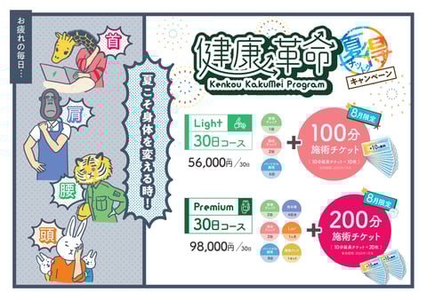 健康革命☆夏得キャンペーン