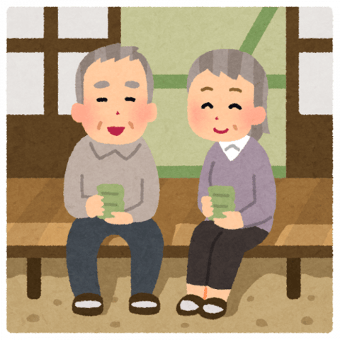 ほっと一息…