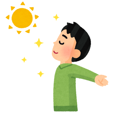 日光浴で健康な体へ！｜マッサージのように気持ちいい、肩甲骨ストレッチのリラク日本橋店【東京駅,日本橋駅,大手町駅,三越前駅すぐ】