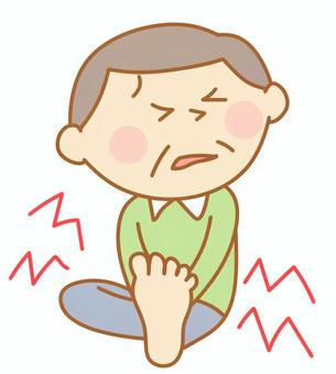 足がつった時のストレッチ