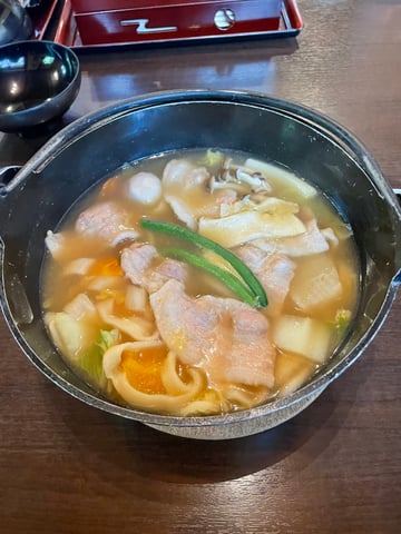 ほうとうを食べました！